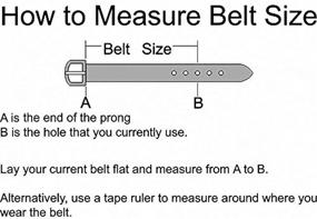 img 1 attached to Reversible Leather 30Mm Belt Navy