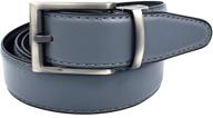 reversible leather 30mm belt navy logo