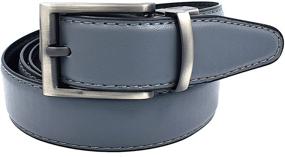 img 3 attached to Reversible Leather 30Mm Belt Navy