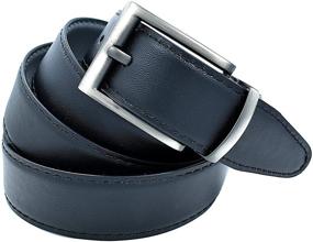 img 2 attached to Reversible Leather 30Mm Belt Navy