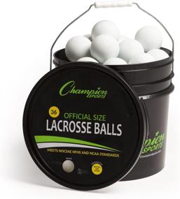 img 4 attached to 🏀 Lacrosse Balls Bucket by Champion Sports