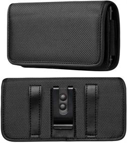 img 4 attached to 📱 Clip-on Holster Belt Clip Carrying Case for iPhone XR/ iPhone Xs Max/ iPhone 11 / iPhone 11 Pro / iPhone 11 Pro Max / iPhone 8 7 6 Plus and More - Universal Cell Phone Pouch with Enhanced SEO