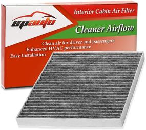 img 2 attached to 🔍 EPAuto CP374 (CF10374) Premium Cabin Air Filter Replacement with Activated Carbon for Toyota/Dodge/Pontiac