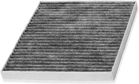 img 1 attached to 🔍 EPAuto CP374 (CF10374) Premium Cabin Air Filter Replacement with Activated Carbon for Toyota/Dodge/Pontiac