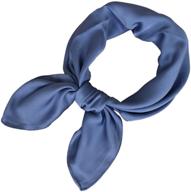 lmverna satin square scarf for women - accessories in scarves & wraps logo