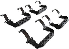 img 3 attached to 🚙 Steel Grab Handles for Jeep Wrangler JL & Gladiator JT - Set of 4 (2018-2021)