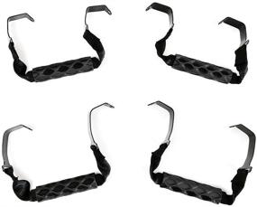 img 4 attached to 🚙 Steel Grab Handles for Jeep Wrangler JL & Gladiator JT - Set of 4 (2018-2021)