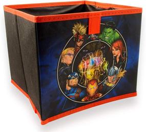 img 2 attached to Организуйте комнату для ваших детей с Marvel Avengers Storage Bin 3-Pack, в комплекте с наклейками - набором аксессуаров для супергероев, включающим в себя принадлежности для комнаты Marvel