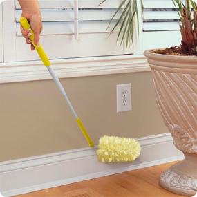 img 1 attached to Convenient and Efficient: Swiffer 360 Dusters 🧹 Extendable Handle Starter Kit with 3 Count Duster Refill