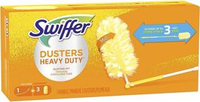 img 4 attached to Convenient and Efficient: Swiffer 360 Dusters 🧹 Extendable Handle Starter Kit with 3 Count Duster Refill
