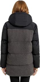 img 3 attached to Orolay Womens Fleece Thickened Cinnamon Women's Clothing in Coats, Jackets & Vests