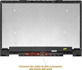 img 1 attached to 🖥️ LCDOLED Replacement LCD Touch Screen for HP Envy x360 m 15-bp100 - FullHD Digitizer Assembly with Bezel & Board