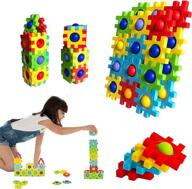 🧩 durable multicolor educational anti anxiety building: unlocking stress-free learning experience logo