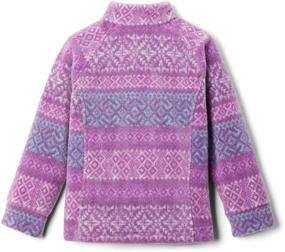 img 3 attached to 🧥 Columbia Kids' Benton Springs II Printed Fleece Jacket: Warmth, Comfort, and Style for Your Little Ones