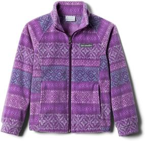 img 1 attached to 🧥 Columbia Kids' Benton Springs II Printed Fleece Jacket: Warmth, Comfort, and Style for Your Little Ones