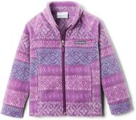 🧥 columbia kids' benton springs ii printed fleece jacket: warmth, comfort, and style for your little ones logo