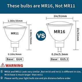 img 1 attached to 💡 Dimmable LEDGu5 3 Replacements for Halogen Daylight