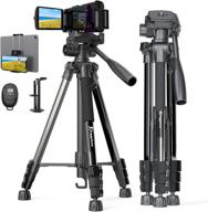 📸 kingjue 60-inch camera tripod stand for canon nikon dslr cameras | universal phone tablet holder, remote shutter, carry bag included logo