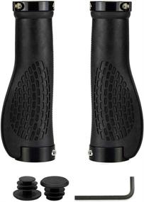 img 3 attached to SAPLIZE Bike Handlebar Grips - Multiple Color/Design Options, Ergonomic Aluminum Double Lock-on for Mountain Bikes, MTB BMX, Downhill, Folding, Urban Bicycles, Scooters