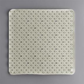 img 2 attached to Rubbermaid Commercial Safti-Grip Shower Mat, Square, 22.25x22.25, Non-Slip, White