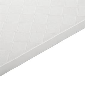 img 1 attached to Rubbermaid Commercial Safti-Grip Shower Mat, Square, 22.25x22.25, Non-Slip, White