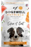 🐶 enhance your dog’s skin & coat with dogswell nutrisca dry dog food - high protein trout & sweet potato recipe logo