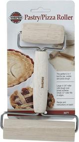 img 1 attached to 🥮 Norpro Wooden Pastry and Pizza Roller: An Ideal Kitchen Tool for Baking and Cooking!