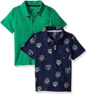 👕 boys' slub jersey short-sleeve polo shirts by spotted zebra logo