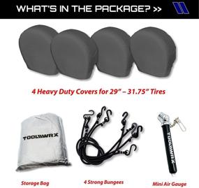img 2 attached to Tire Covers Set Motorhome Accessories