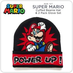 img 3 attached to 🧤 Nintendo Super Reversible Winter Gloves for Boys - Essential Accessories