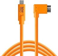 🔌 tetherpro usb-c на 3.0 micro-b кабель с прямым углом - 15 футов (4.6 м), яркий оранжевый: найдите лучшее решение для подключения здесь! логотип