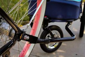 img 2 attached to Улучшите свой опыт использования велосипедного адаптера PETIQUE для детской коляски: вседорожный джоггер, черный, один размер (BA01000000)