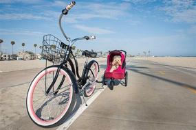img 3 attached to Улучшите свой опыт использования велосипедного адаптера PETIQUE для детской коляски: вседорожный джоггер, черный, один размер (BA01000000)