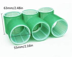 img 3 attached to 12 Pack Self Grip Salon Hair Rollers: Achieve Gorgeous DIY Curly Hairstyles with JUMBO Hair Curlers