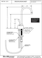 💧 satin nickel westbrass d271-07 hot water dispenser - efficient 1-pack solution logo