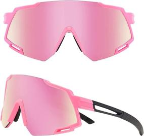 img 4 attached to 🕶️ Polarized Cycling Glasses by Desikit: UV400 Sports Sunglasses with 3 Interchangeable Lenses for Men and Women - Ideal for Running, Fishing, Golf