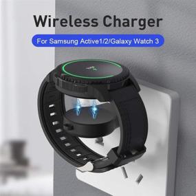 img 2 attached to Portable Samsung Galaxy Watch 4 3 Active 2 Charger USB Travel Cordless Wireless Car Charger Keychain For Samsung Galaxy Watch4 Classic Watch3 Active &Amp