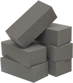 img 4 attached to 🌸 Crafare 6pc Dry Floral Foam Bricks: Ideal Styrofoam Blocks for Artificial Flower Arrangement and Holiday Crafts Supply