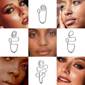 img 2 attached to Udalyn African Piercing Stainless Pierced Women's Jewelry