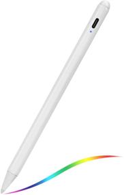 img 4 attached to 🖌️ 2021 Active Stylus Pen for Apple iPad 2nd Generation, Pencil Compatible with iPad Pro 12.9 Inch 11 Inch, iPad 10.2" 8th/7th Generation, iPad Air 4th Generation, Digital Fine Point Pencil Stylus for iPad (2018-2021) - White