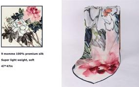 img 2 attached to Georgette Scarves Evening Dresses Painting Women's Accessories and Scarves & Wraps