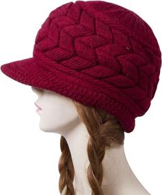 img 3 attached to Loritta Womens Winter Knitted Slouchy Outdoor Recreation for Hiking & Outdoor Recreation Clothing