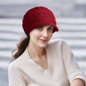 img 1 attached to Loritta Womens Winter Knitted Slouchy Outdoor Recreation for Hiking & Outdoor Recreation Clothing
