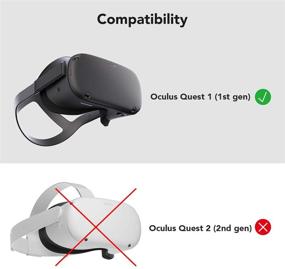 img 3 attached to Замена пены для интерфейса Oculus Quest VR от KIWI design, 5 в 1 аксессуары (не совместим с Quest 2)