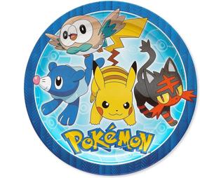 img 4 attached to American Greetings Pokemon Paper Dinner Plates For Kids (8-Count)