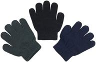🧤 boys' cold weather accessories: nice caps stretch gloves assortment for ultimate comfort logo