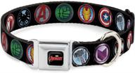 buckle down dc wav002 l marvel comics collar logo