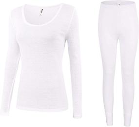 img 4 attached to Bienzoe Womens Fiber Polypropylene Thermals Sports & Fitness