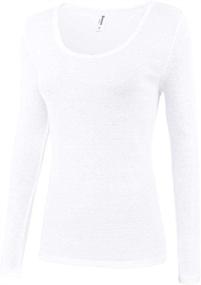 img 3 attached to Bienzoe Womens Fiber Polypropylene Thermals Sports & Fitness