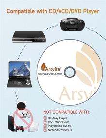 img 2 attached to 🔧 Arsvita набор для чистки лазерной линзы CD для улучшения производительности и стойкости - идеально подходит для плееров CD/VCD/DVD